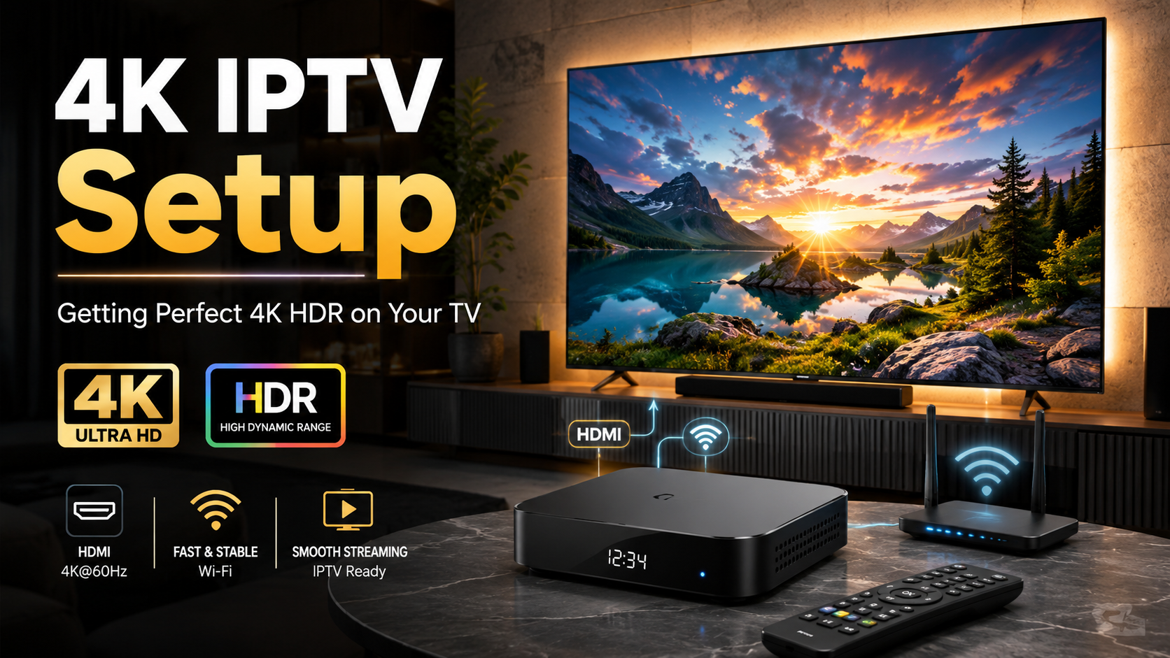 4K IPTV Setup: Getting Perfect 4K HDR on Your TV