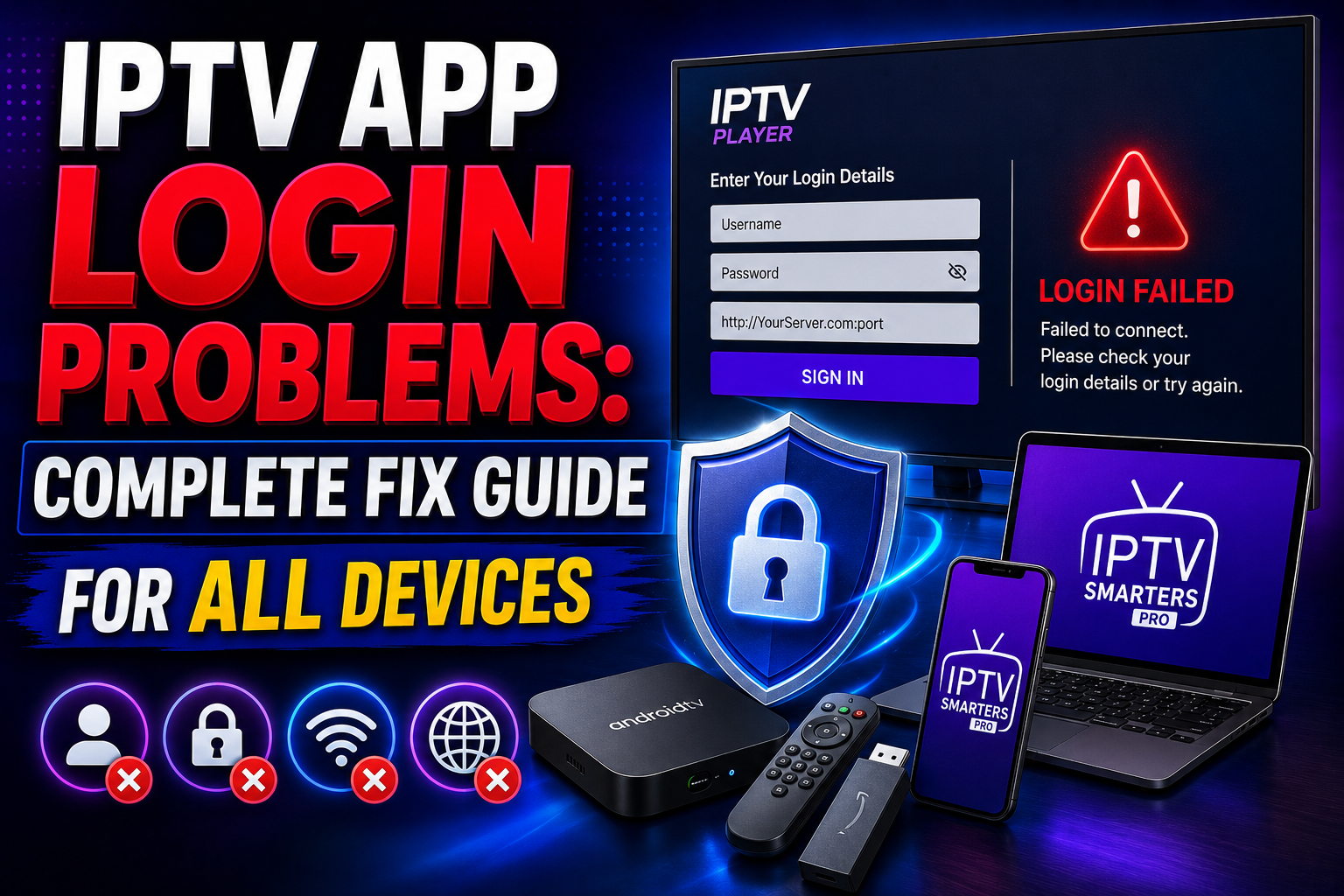 IPTV App Login Problems: Complete Fix Guide for All Devices